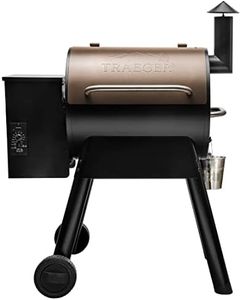 Traeger Grills Pro 22 Electric Wood Pellet Grill and Smoker, Bronze, 572 Square Inches Cook Area, 450 Degree Max Temperature, Meat Probe, 6 in 1 BBQ Grill