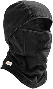 Balaclava Winter Cagoule Hiver Warm: Ski Face Mask Thermal Windproof Coldproof Gifts for Men Women, Black
