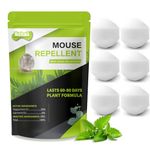 Nehaii Mouse Repellent, Rat Repellent Outdoor, Rat Deterrent, Mouse Deterrent, Rodent Repellent, Mice Repellent Indoor, Repel Mouse, Rodent, Rat Outdoor & Indoor -6 Packs