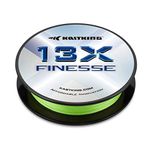 KastKing 13X Finesse Braided Line, Chartreuse,30LB, 150Yds