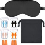 6Pairs Ear Plugs with Eye Mask Gift Set Multicoloured