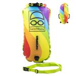 beachbuoy® Tow Float, Dry Bag. Funky, Open Water Swim Buoy. 20L&28L Tow Floats for Open Water Swimming. It's The 'go to' Swimming Tow Float for Cold Water Swimming and Wild Water Adventures.