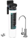 Frizzlife SW15F Multi-Layer Under Sink Water Filter, Reduces Chlorine, Lead, Fluoride, Heavy Metals, VOCs, Bad Taste & Odor, NSF Certified, 5min DIY Install, 3s Replacement