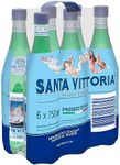 Santa Vittoria Sparkling Italian Mineral Water 750ml x 6. Zero calories, low sodium and enriched with calcium, magnesium and mineral salts. Bottled at the source in Northern Italy.