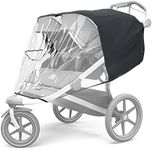 Thule Urban Glide Double Rain Cover - Waterproof, Windproof pram rain Cover (Double)