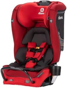 Diono Radian 3RXT SafePlus, 4-in-1 Convertible Car Seat, Rear and Forward Facing, SafePlus Engineering, 3 Stage Infant Protection, 10 Years 1 Car Seat, Slim Fit 3 Across, Red Cherry