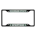 FANMATS 31265 Michigan State Spartans Metal License Plate Frame Black Finish