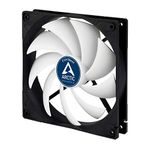 ARCTIC F14 Silent - 140 mm Case Fan, Ultra-Quiet, Extra Quiet Motor, Computer, Almost inaudible, Fan Speed: 800 RPM - Black/White