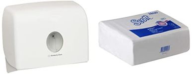 Kimberly Clark Aquarius Paper Towel Dispenser 70220 with Scott Multi Fold Paper Towels 28620 (Paper Towel Dispenser & M Fold Paper Towel Combo)