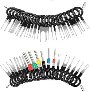 38pcs Pins Terminals Removal Tools, Auto Terminals Removal Key Tool for Car Auto Wire Connector Terminal Pin Extractors Puller Remover Repair Key Tools Set Terminal