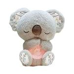 Soothing Koala Bear, Baby Sound Machine Soothes, The Relief Koala Bear Breathing, Stress Koala Bear, Anxiety Relief Koala Breathing with Sensory Details Music Lights & Rhythmic Breathing Motion-A