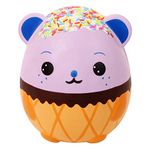 Anboor 5.5 Inches Squishies Jumbo Panda Egg Creamy Candy Ice Cream Slow Rising Scented Kawaii Squishies Animal Toy for Collection,1 Pcs