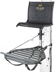 Hawk Helium Kickback LVL Hang-On Comfortable Aluminum Big Game Hunting Tree Stand with Adjustable 26" x 31.5" Platform & 21" x 15"x 15" Seat