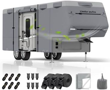 Umbrauto 5th Wheel RV Cover 31-34ft, Waterproof Fifth Wheel Cover