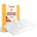 Katbite 200pcs Parchment Paper Sheets 12x16 inch (9x13 Optional) Heavy Duty, Baking Paper Parchment for Cookies, Bread, Meat, Pizza