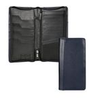 HAMELIN Unisex Passport Holder with RFID Blocking Technology | Vegan Leather Travel Document Organiser | Passport Wallet with 4 Passport Slots,8 Card Holder Slots | Passport Cover for Men -Blue