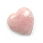 Earth Story - 2 x Mini Rose Quartz Hearts – Natural Healing Crystal for Love & Compassion