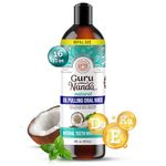 GuruNanda Coconut Oil Pulling, Fresh Breath & Whitening Mouthwash, 7 Essential Oils & Vitamins for Healthy Teeth & Gums, Alcohol-Free,473ml