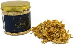 Barnabas Blattgold: Imitation Gold Leaf Flakes 20g - Gold Flakes for Resin and Crafts - Abburstig Gold Leaf Foil for Gilding, Painting, and Arts