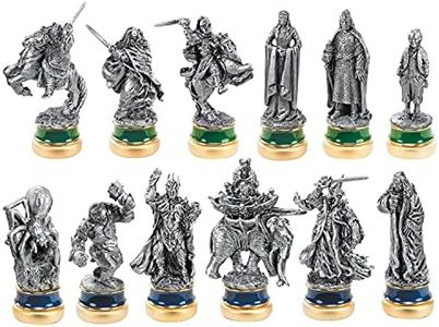 The Noble Collection The Lord of the Rings The Return of the King 12 Character Package - 12 Fine Pewter Figures in Box - Officially Licensed Film Set Movie Props Gifts