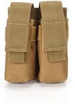 Nehostertfy Tactical Double Pistol Magazine Pouch Mag Holder