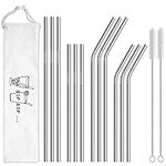 Hiware 12-Pack Reusable Stainless S