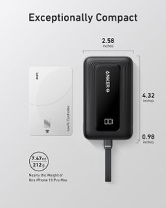Anker Zolo 10000mAh Portable Power Bank – Compact USB Charger