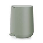 Bamodi Small Pedal Bins - Black Kitchen Bin - Stylish & Compact Bathroom Trash Can with Hands-Free Foot Pedal - Durable, Easy-Clean Design - Ideal for Small Spaces - Green