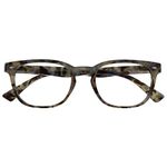 The Reading Glasses Company Grey Tortoiseshell Wrap Readers Gregory Peck Style Mens Womens Spring Hinges R14-7 +2.50