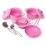 Tidlo Pink Cookware Set (9 Pieces)