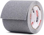 WELSTIK 10 CM x 5 M Anti-slip Adhesive Tape, High Traction Safety Track Tape, Non Skid Strip Tape, Strong Adhesive Safety Sticker for Outdoor, Grey