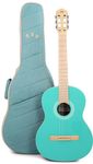 Cordoba Protégé C1 Matiz Classical Guitar in Aqua with Color-Matching Recycled Nylon Gig Bag