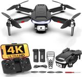 4K Drone with Camera for Adults, Wipkviey B15 Foldable Professional RC Quadcopter for Beginners with Brushless Motor, 36 Mins Long Flight(w/2 Batteries), Optical Flow