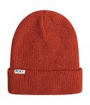 Roxy Island Fox Beanie, Cedar Wood, One Size