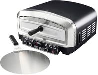 Cooks Professional Pizza Pro 450 | Electric Portable Pizza Oven Machine 2200W | Dual Heating Controls | Heats up to 450°C | Includes Stainless Steel Pizza Peel | Indoor & Outdoor Use