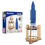 Smartivity Space Rocket Launcher Toy for Kids 6-14 Years Old I Chandrayaan Toy I Birthday Gifts for Boys & Girls | DIY Science Toy for Kids 6,7,8,9,10,11,12,13,14 YearsI STEM Wooden Construction Game