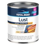 TotalBoat Lust Marine Varnish, High Gloss and Matte Finish for Wood, Boats, Outdoor Furniture (Matte, Pint)