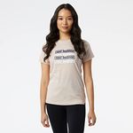 New Balance Sport Script Graphic Tee, Women, Dusted Clay, M