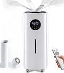 BAOSHISHAN Commercial Humidifier Whole House Humidifiers 21L/6Gal Water Tank Humidifiers for Large Room,2000ml/h Mist Output,Faucet and Top Fill,for Home Office Plant Large Greenhouse