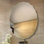 Quality Glass Round Glass Wall Mount Mirror (Silver, 24 X 24 Inch), Unframed