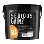 The Bulk Protein Company, SERIOUS Gainz - Whey Protein Powder - Weight Gain, Mass Gainer - 30g Protein Powders (Salted Caramel, 5kg)