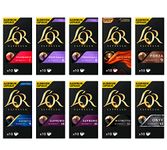 L'OR Espresso Variety Pack Nespresso Compatible Coffee Pods (Pack of 10, Total 100 Coffee Capsules)