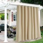 RYB HOME Patio Curtains Outdoor Can