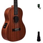 Kadence Baritone Ukelele Series Brown Mahogany wood Baritone Ukulele 30" (Semi Acoustic)