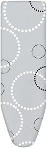 55cm X 148cm - Housse Table a Repasser Élastiqué Housse Planche à Repasser Montage Rapide (Gris Clair)