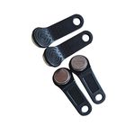 YARONGTECH 10pcs/lot DS1990A F5 Black Handle Read-only iButton I-Button Non Magnetic TM Card Electronic Key IB Tags