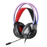 Redragon H231 Scream Wired Gaming Headset, Stereo Surround Sound, 40mm Drivers, Leather Foam Ear Pads, Adjustable Noise-canceling Microphone, Multi-Platforms Headphone, Works with PC/PS4/5/NS/Xbox-one