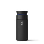 Ocean Bottle - Recycled Stainless Steel Brew Flask - Eco-Friendly & Reusable Bottle - Obsidian Black - 350ml