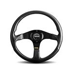 Momo TUN35BK0B Tuner Black 350 mm Leather Steering Wheel