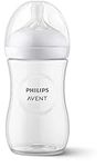 Philips Avent Natural Baby Bottle with Natural Response Nipple, Clear, 9oz, 1 pack, SCY903/01